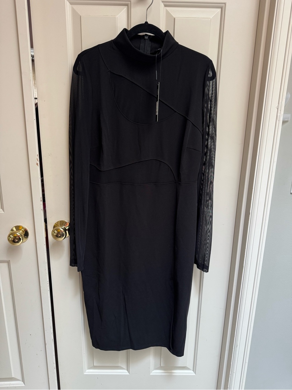 Fashion Nova Fallen Angel Mesh Midi Dress - Picture 4 of 11
